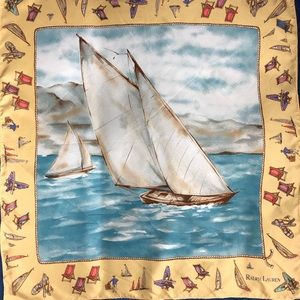 Ralph Lauren Nautical Silk Square